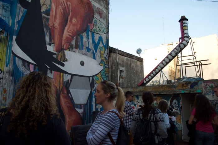 Post St Bar run by street artists